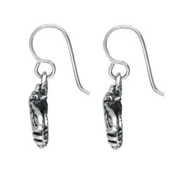 Sterling Silver Bee Hook Drop Earrings E2451