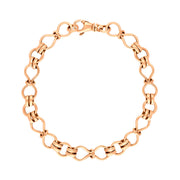 18ct Rose Gold Figure of Eight Bracelet C059BR