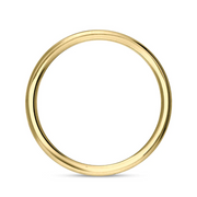 18ct Yellow Gold 0.08ct Diamond Turquoise King's Coronation Hallmark 5mm Ring R1193_5 CFH