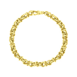 18ct Yellow Gold Multi Link Handmade Bracelet C063BR
