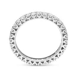 18ct White Gold 1.01ct 30 Stone Diamond Full Eternity Ring