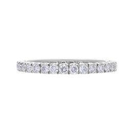 18ct White Gold 1.01ct 30 Stone Diamond Full Eternity Ring