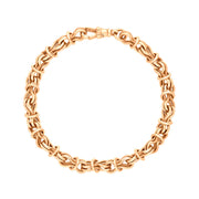 9ct Rose Gold Multi Link Handmade Bracelet C063BR