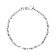 9ct White Gold Handmade Twist Bracelet C012BR