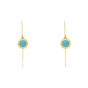 9ct_Yellow_Gold _Turquoise_Star _Disc_Drop _Earrings_E1371_1