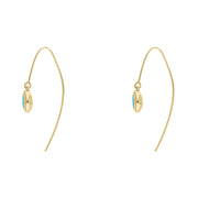 9ct_Yellow_Gold _Turquoise_Star _Disc_Drop _Earrings_E1371_1