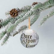 Christmas Wishes Once Upon A Time Gift Presentation Bauble, BBL6