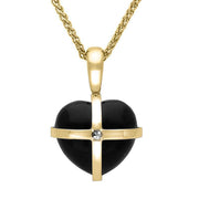 9ct-Yellow-Gold-whitby-jet-marcasite-small-cross-heart-necklace-p2266