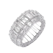 Picchiotti Xpandable 18ct White Gold 14.66ct Diamond Eternity Ring, RF60