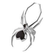Silver Whitby Jet Large Spider R726