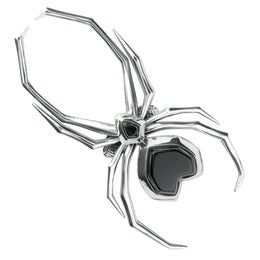 Silver Whitby Jet Large Spider R726