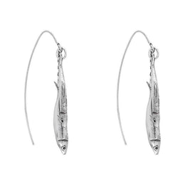 Sterling Silver Emma Stothard Silver Darling Double Drop Hook Earrings, E2581_2