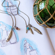 Sterling Silver Amber Emma Stothard Silver Darling 10mm Float Charm, G971.