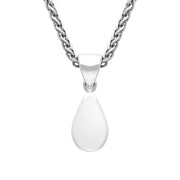 Sterling Silver Bauxite Dinky Pear Necklace, P450