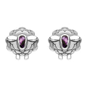 Sterling Silver Blue John Sheep Stud Earrings E2530