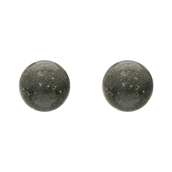 Sterling Silver Preseli Bluestone 8mm Ball Stud Earrings, E1345.