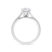 Platinum 1.00ct Diamond Round Brilliant Cut Solitaire Ring