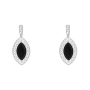 sterling-silver-Whitby-Jet-Marquise-drop-Earrings-E1554