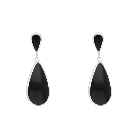 sterling-silver-Whitby-Jet-pear-shaped-drop-Earrings-E129