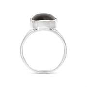 Sterling Silver Blue John Abstract Rectangle Ring D