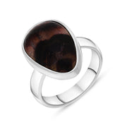 Sterling Silver Blue John Pear Ring, RUNQ0001677