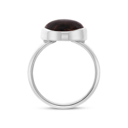 Sterling Silver Blue John Pear Ring D