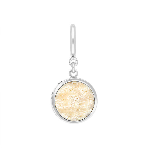 Sterling Silver Coquina Barbados Loop Charm G762