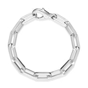 00093135 Sterling Silver Heavy Oval Link Bracelet, 23323(22C.
