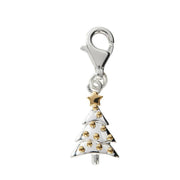 Christmas Collection Silver Yellow Gold Christmas Tree Charm G759