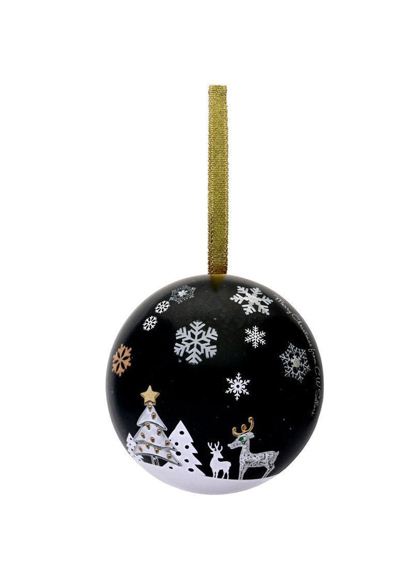 Sterling Silver Yellow Gold Plated Reindeer Silhouette Earrings