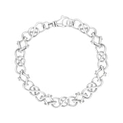 Sterling Silver Celtic Knot Handmade Bracelet