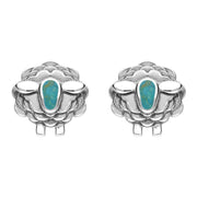 Sterling Silver Turquoise John Sheep Two Piece Set, S205