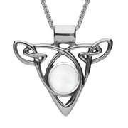 Sterling Silver Bauxite Celtic Triangle Knot Necklace P261