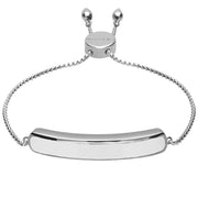 Sterling Silver Bauxite Lineaire Long Bracelet B1071.