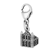 Sterling Silver Whitby Abbey Carabiner Clasp Charm