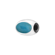 Sterling Silver Turquoise Large Magnetic Charm G588