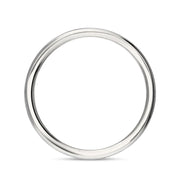 Sterling Silver 0.12ctiamond Queen's Jubilee Hallmark 3mm Ring D