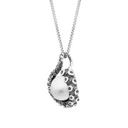 Sterling Silver Freshwater Pearl Bead Tentacle Necklace