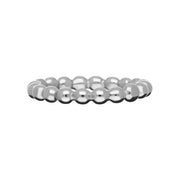 Sterling Silver Stepping Stones Beaded Stacking Ring, R616. £79_2