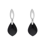 sterling-silver-Whitby-jet-flat-pear-shaped-drop-Earrings-E2563